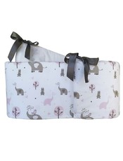 Cotton Collective Cot Bumper (Cover Only) Ellie & Friends Pink