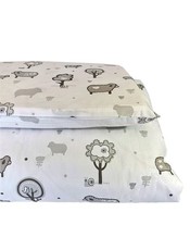 Cot Duvet Cover and Pillowcase - Little Sheep