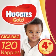 Huggies Gold - Size 4+ Giga Bag - 120's
