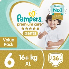 Pampers Premium Care Pants - Size 6 Value Pack - 36 Nappies