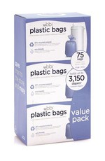 Ubbi Eco Friendly Value Pack Plastic Bags - 75 Bags
