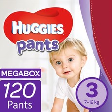 Huggies - Nappy Pants Size 3 Mega Box - 120's
