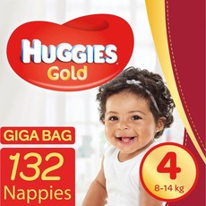 Huggies Gold - Size 4 Giga Bag - 132's