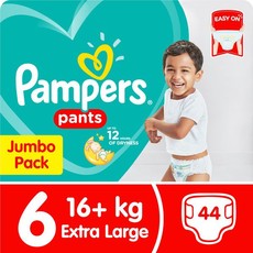 Pampers Pants - Size 6 Jumbo Pack - 44 Nappies
