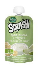 Squish - 12 x 110ml Apple, Banana & Yoghurt Puree