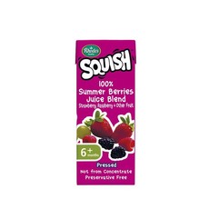 Squish 100% Pressed Summer Berries Juice Blend - 24 x 200ml