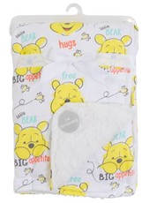 Sherpa Soft Reversible Blanket Winnie The Pooh