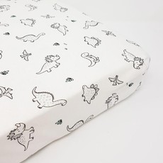 little acorn | Dino Cot Fitted Sheet (large)