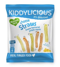 Kiddylicious Straws - Cheesy - 9 x 12g