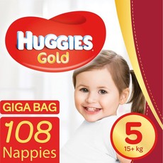 Huggies Gold - Size 5 Giga Bag - 108's