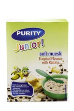 Purity Junior Soft Muesli - Tropical with Raisins 12x350g
