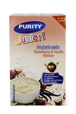 Purity Junior Instant Oats - Strawberry & Vanilla 6x280g