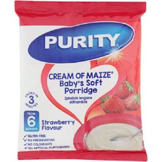 Purity Cream Of Maize Porridge - Strawberry 12x400g
