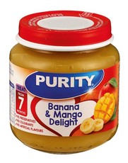 Purity Second Foods - Banana & Mango Delight 24x125ml