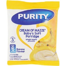 Purity Cream Of Maize Porridge - Banana 6x400g