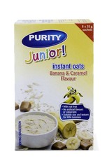 Purity Junior Instant Oats - Banana & Caramel 6x280g