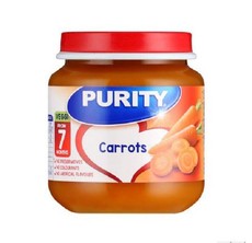 Purity Second Foods - Carrots 24x125ml