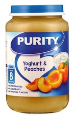 Purity Third Foods - Yoghurt with Peach Pieces 24x200ml