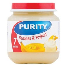 Purity Second Foods - Banana Yoghurt 24x125ml