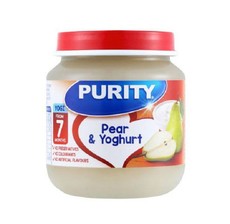 Purity Second Foods - Pear & Yoghurt 24x125ml
