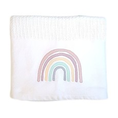 Babes & Kids Rainbow Cellular Cotton Baby Blanket