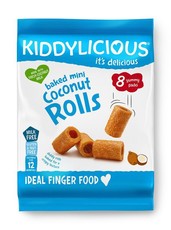 Kiddylicious Mini Coconut Rolls 8 x 6.8g