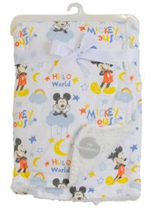 Sherpa Soft Reversible Blanket Mickey Mouse