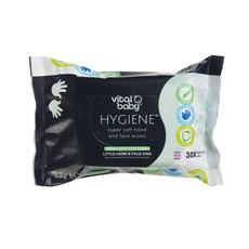 Vital Baby - Hygiene Hand & Face Wipes - Fresh Fruit - 6 Packs