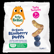 Baby Bellies Organic Blueberry Puffs - 6x12g