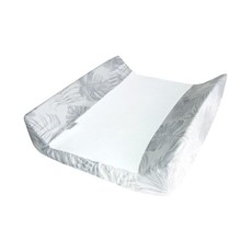 Ruby Melon Change Mat Cover - Tropical Grey