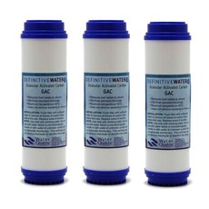 10 inch Granular Activated Carbon Water Filter Replacement Cartridge (3-Pack)