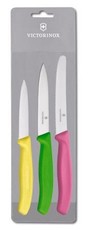 Victorinox - 3 Piece Prism Paring Knife Set - Multi-Coloureded