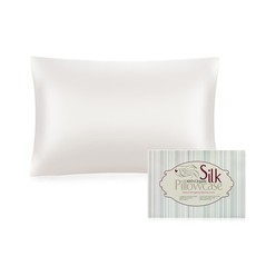 100% Organic Silk Pillowcase - Authentic Luxury Charmeuse Silk (Certified)