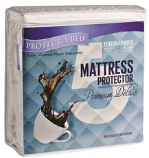 Protect-A-Bed - Premium Deluxe Mattress Protector - White