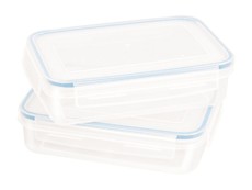 Snappy - Rectangular Promotional Food Storage Container Set - Set of 2