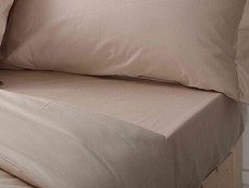 Chic Linen Luxurious Fitted Sheet - Natural (King Extra Length)