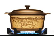 Visions - 3.5 Litre Covered Stockpot - Amber