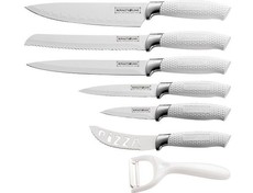 Royalty Line Non-Stick Coating Knife Set 6 Piece - White