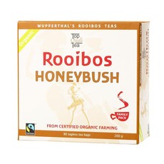 TopQualiTea Organic Rooibos & Honeybush Tea - Jumbo Box of 80 Tea Bags