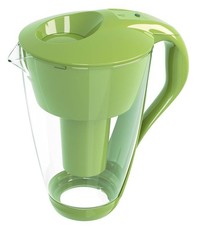 PearlCo Glass Water Filter Jug Green with One Cartridge