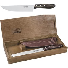 Tramontina Fsc Certified 8" Meat Knife With Leather Sheath