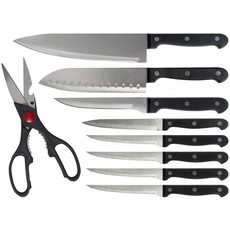 Homemax - Power Chef Self Sharpening Knife Set - Set of 9