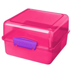 Sistema - 1.4 Litre Lunch Cube Trend - Pink