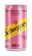 Schweppes Floral Pink Tonic Can - 24 x 200ml