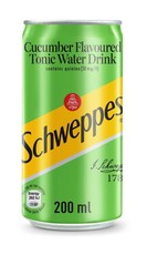 Schweppes Cucumber Tonic Can - 24 x 200ml