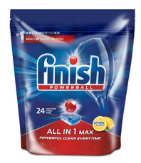 Finish Auto Dishwashing All in One Tablets Lemon - 24's