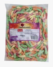 King Candy - Worms Bulk Bag 2 x 1 Kg