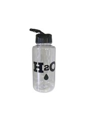 Home Classix H2O Clear Bottle with Black lid & Clear Straw 1100ml