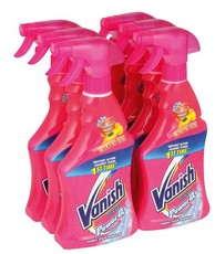 Vanish Power O2 - Fabric Stain Remover - Pre-Wash Trigger - 6 x 500ml