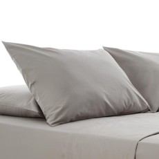 Miss Lyn 200 Thread Count Plain Pillowslips - Dark Grey